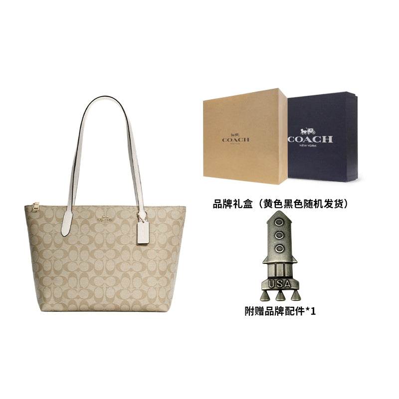 Сумка женская Coach Zip Top Tote 30 - Boxette Shop